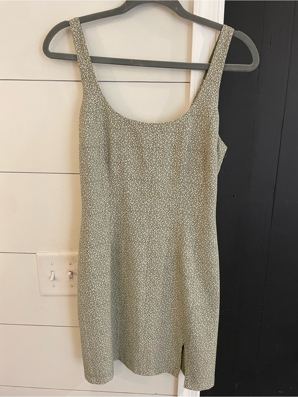 Abercrombie Green Floral Mini Dress